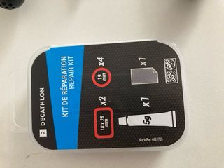 Kit reparación bici B'Twin + multiherramienta