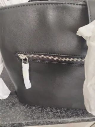 Bolso bandolera mochila negro