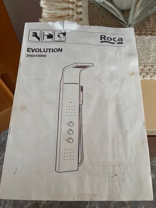 Columna Ducha Roca Acero Inoxidable