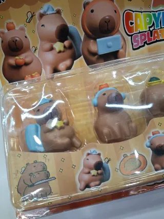 Lote 6 Muñecos Capybara Splat Ball