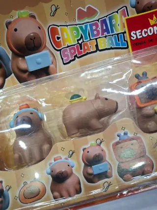 Lote 6 Muñecos Capybara Splat Ball