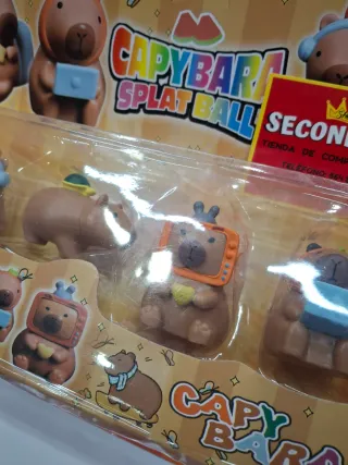 Lote 6 Muñecos Capybara Splat Ball
