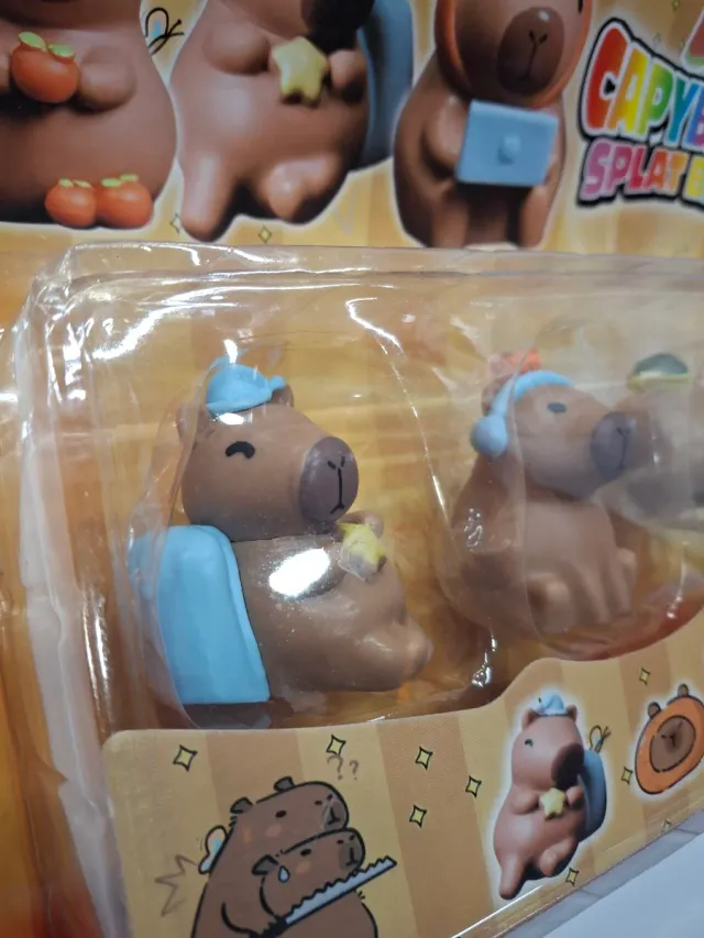 Lote 6 Muñecos Capybara Splat Ball