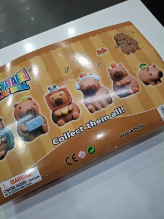 Lote 6 Muñecos Capybara Splat Ball