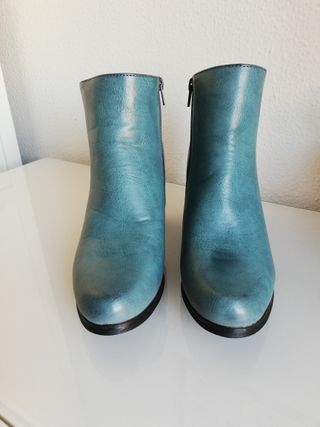 Botines azul