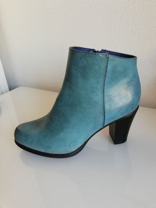 Botines azul