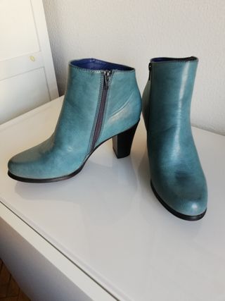 Botines azul