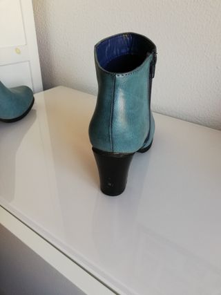 Botines azul
