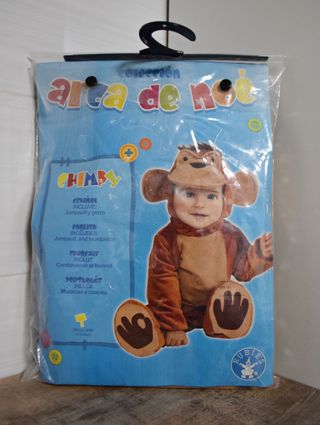 DISFRAZ DE MONO-CHIMPANCÉ PARA NIÑOS DE 1-2 AÑOS