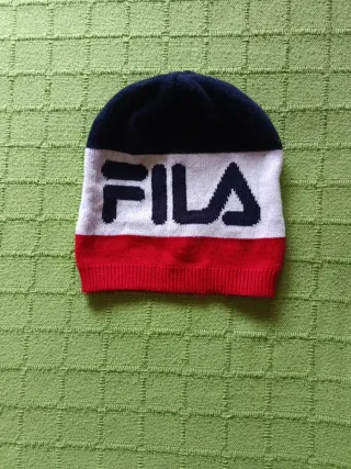 Gorro Fila Azul, Blanco y Rojo
