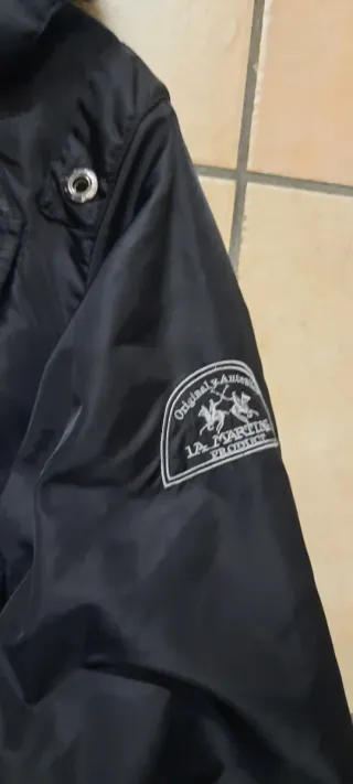 La Martina Giubbino Uomo Imbottito Nero