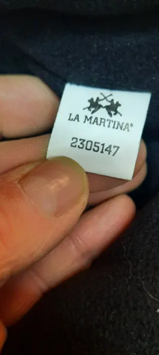 La Martina Giubbino Uomo Imbottito Nero