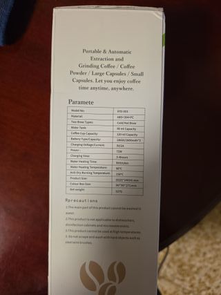 Cafetera portátil 3 en 1