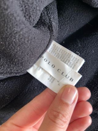 Abrigo Chaqueta canguro Polo Club rosa