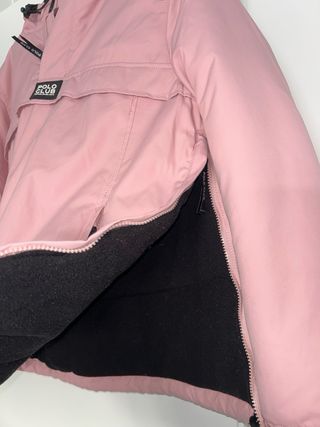 Abrigo Chaqueta canguro Polo Club rosa