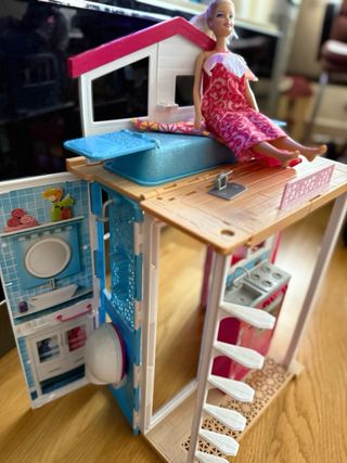 Casa di Barbie con Barbie