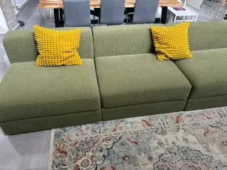 Sofá modular 4-5 plazas verde