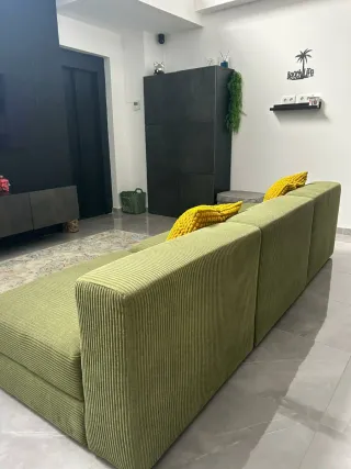 Sofá modular 4-5 plazas verde