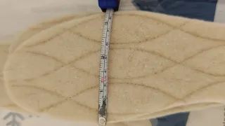 2 pares de plantillas térmicas lana y aluminio T38