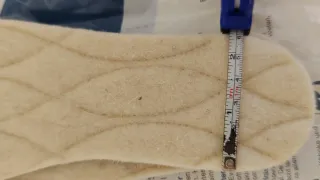 2 pares de plantillas térmicas lana y aluminio T38