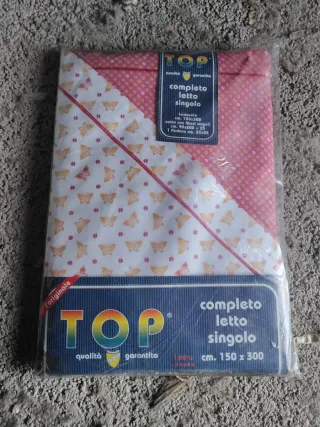 Completo letto singolo farfalle