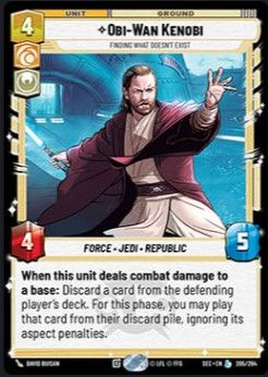 Obi-Wan Kenobi, Buscando lo que no existe (V.1)