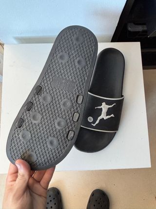 Sandali da calcio taglia 43 neri