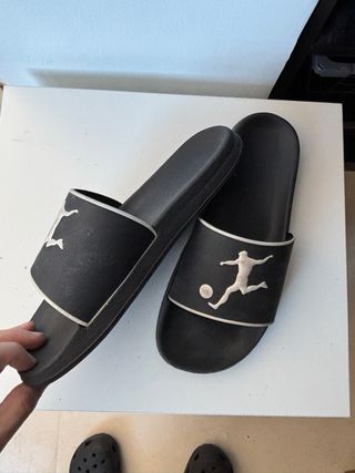 Sandali da calcio taglia 43 neri