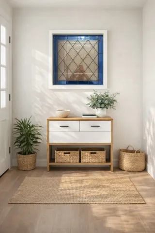 Ventana decorativa interior