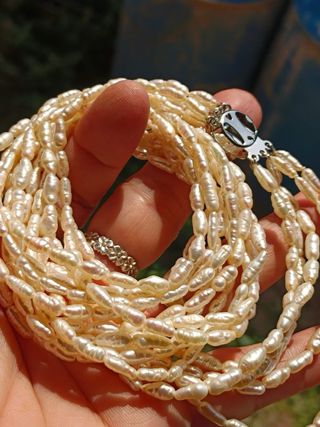 Collar de perlas auténticas 24” (61 cm) – segunda