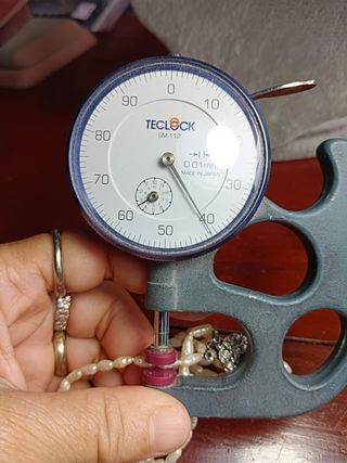 Collar de perlas auténticas 24” (61 cm) – segunda