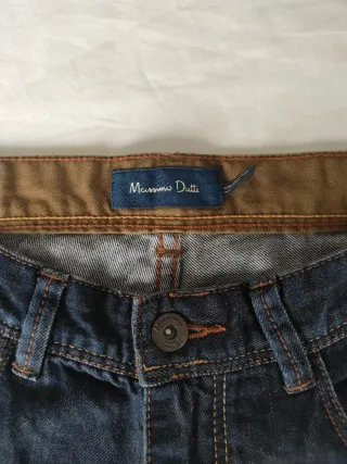 Pantalón Massimo Dutti Hombre Azul