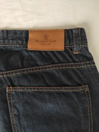 Pantalón Massimo Dutti Hombre Azul