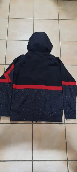 Giubbino Jordan Uomo Nero e Rosso