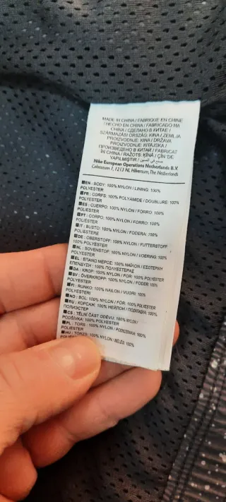 Giubbino Jordan Uomo Nero e Rosso