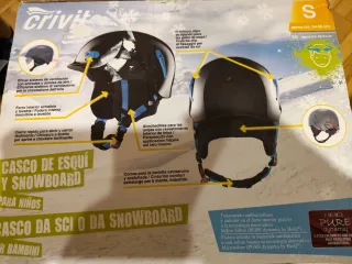 Casco Crivit esquí/snowboard infantil