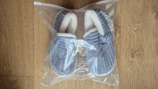 Zapatillas de casa invierno grises