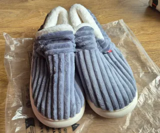Zapatillas de casa invierno grises