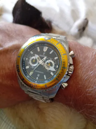 Reloj Festina Chronograph Dorado y Plateado