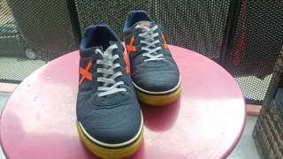 Zapatillas Munich Azul y Naranja