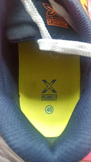 Zapatillas Munich Azul y Naranja