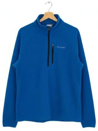 Polar Columbia Azul Media Cremallera