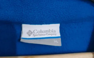 Polar Columbia Azul Media Cremallera