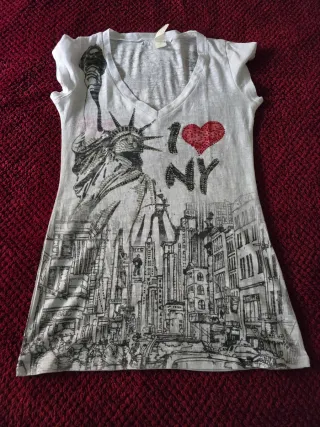 Camiseta I Love NY Estatua Libertad