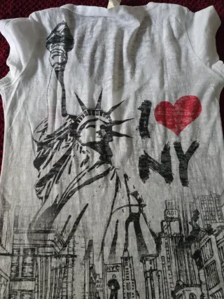 Camiseta I Love NY Estatua Libertad