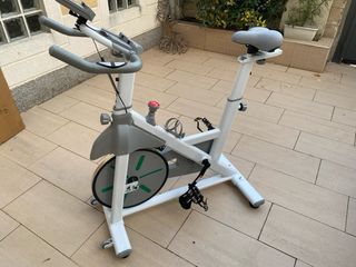 Bicicleta Estática Spinning Blanca NUEVA