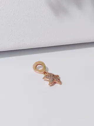 Pandora Charm Estrella de Mar Baño Oro