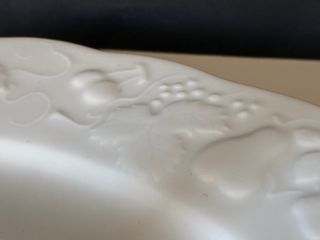 🇫🇷 Limoges Bandeja Frutero Porcelana y Madera