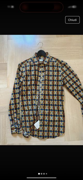 Camicia Etro fantasia uomo taglia 39