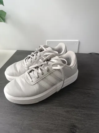 Zapatillas adidas Court Platform gris mujer